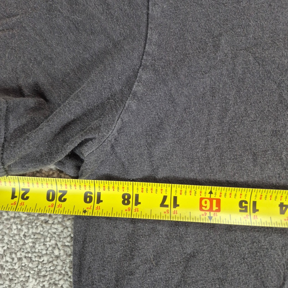 Patagonia T-Shirt Mens Medium Black Organic Cotton Fitz Roy Logo Slim Fit - Picture 7 of 8